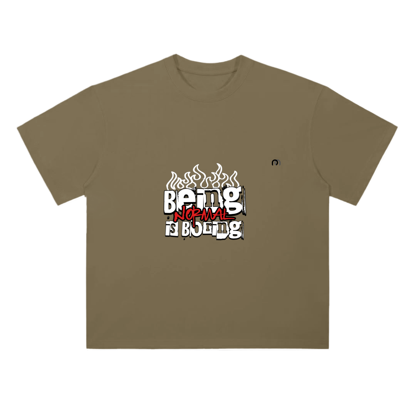 Heavyweight Drop Shoulder Cotton T-Shirt