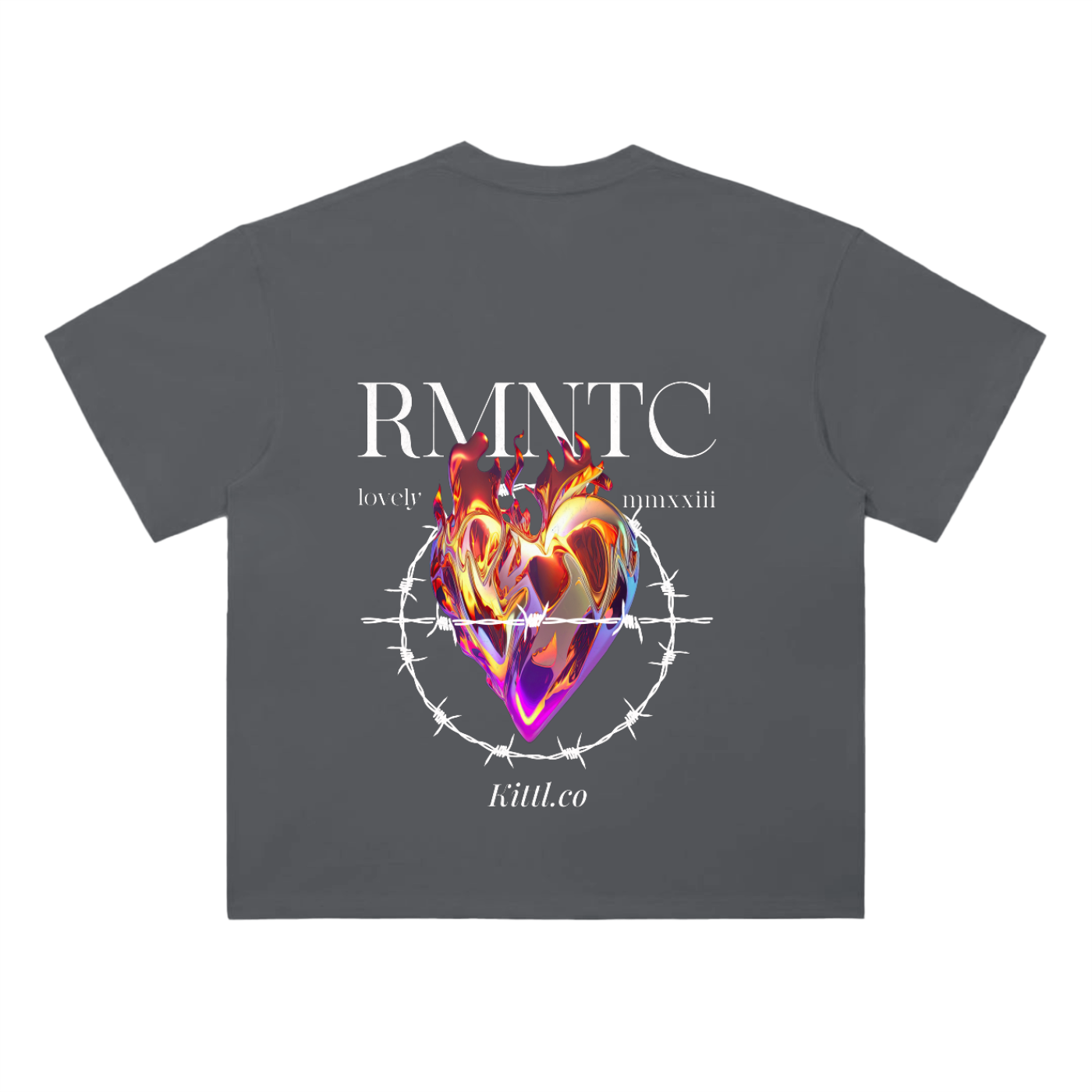 Heavyweight Drop Shoulder Cotton T-Shirt