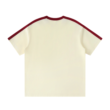 Unisex Colorblock Striped T-Shirt