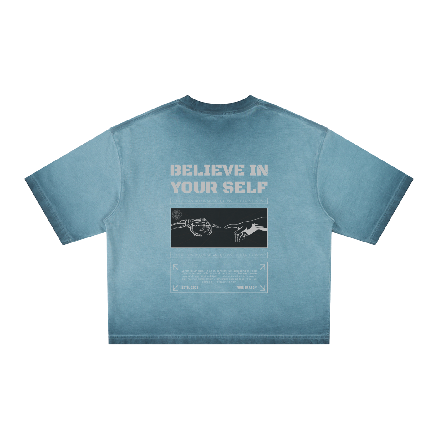 Unisex Reverse Dyed Boxy T-Shirt