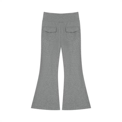 Women's Drawstring Flared Leg Pants