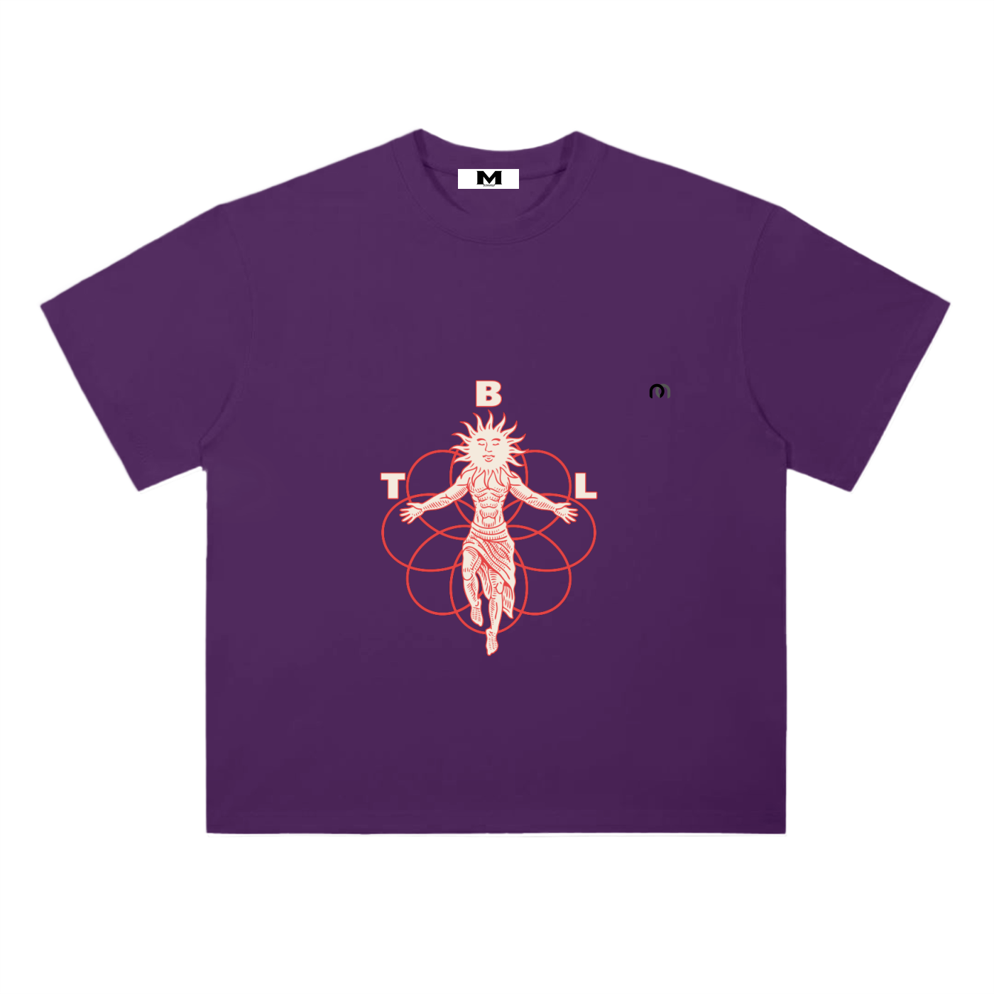 Heavyweight Drop Shoulder Cotton T-Shirt