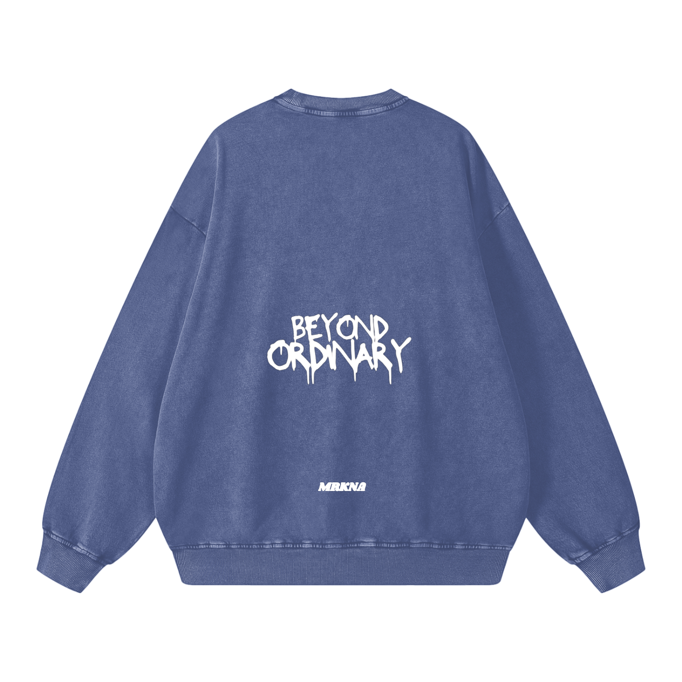 ODMPOD Snow Washed Oversized Sweatshirt, cozy and stylish in soft fabric, shown in a relaxed fit with a casual design.