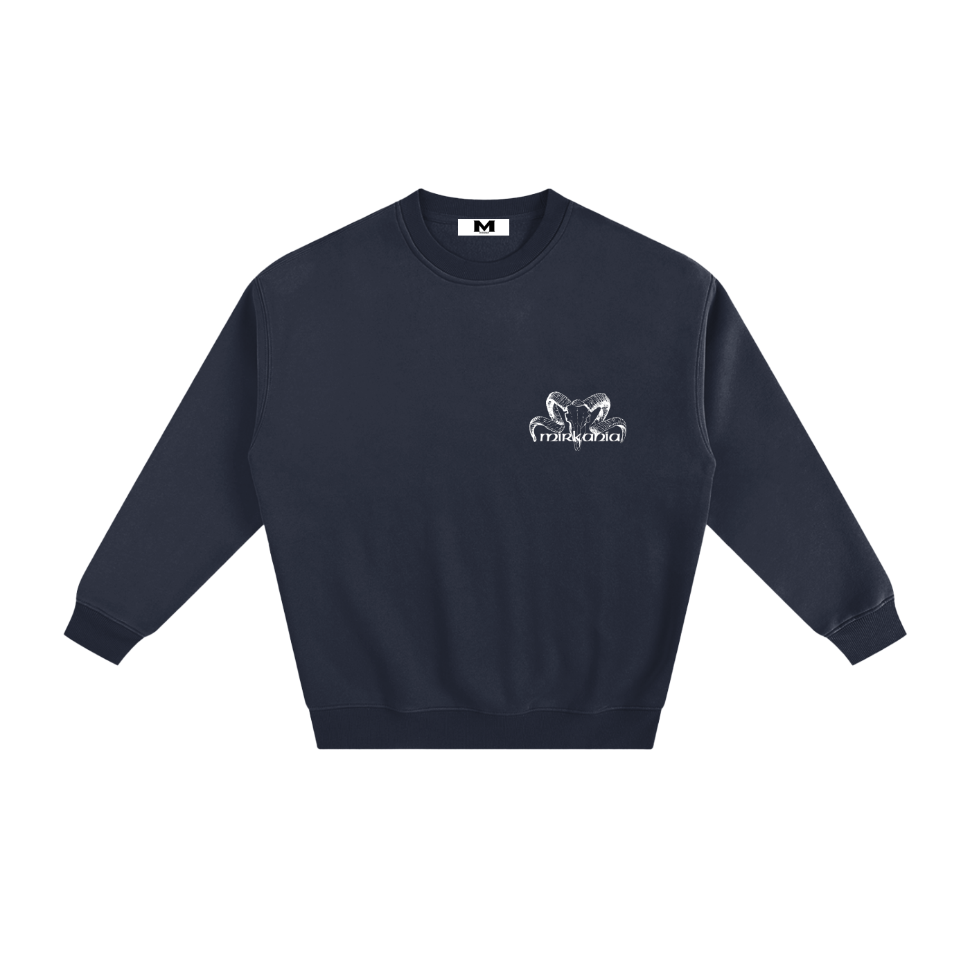 ODMPOD fleeced sweatshirt showing soft, cozy fabric with a relaxed fit and ribbed cuffs, ideal for casual wear and comfort.