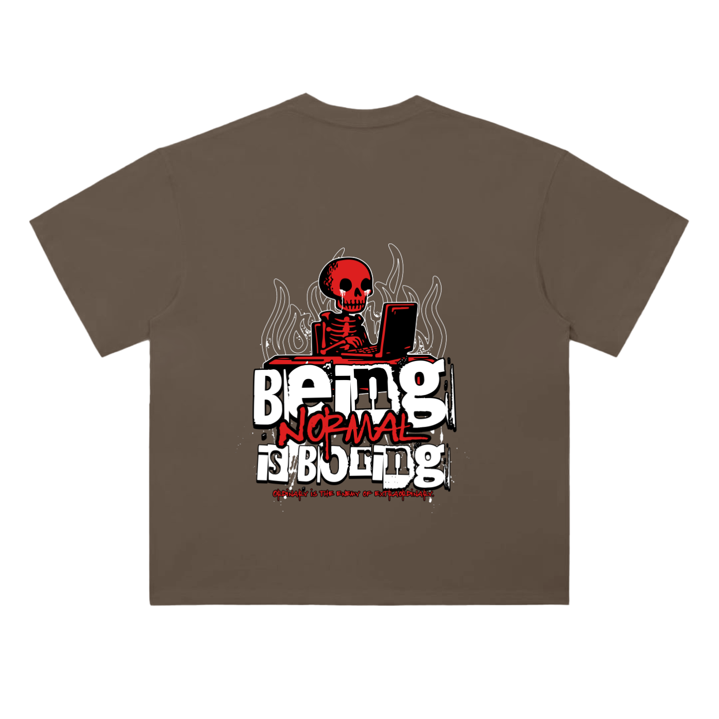 Heavyweight Drop Shoulder Cotton T-Shirt