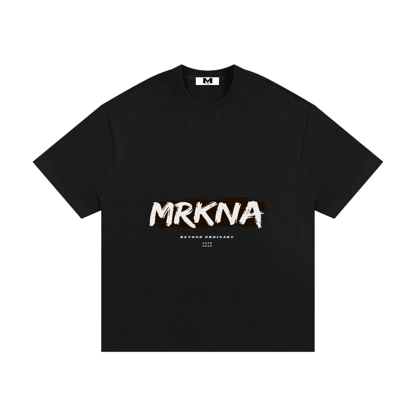 Odmpod Essential Heavyweight Cotton T-Shirt showing a close-up of the soft, durable fabric and classic fit design.