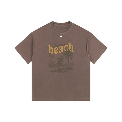 Vintage Washed Oversized Cotton T-Shirt