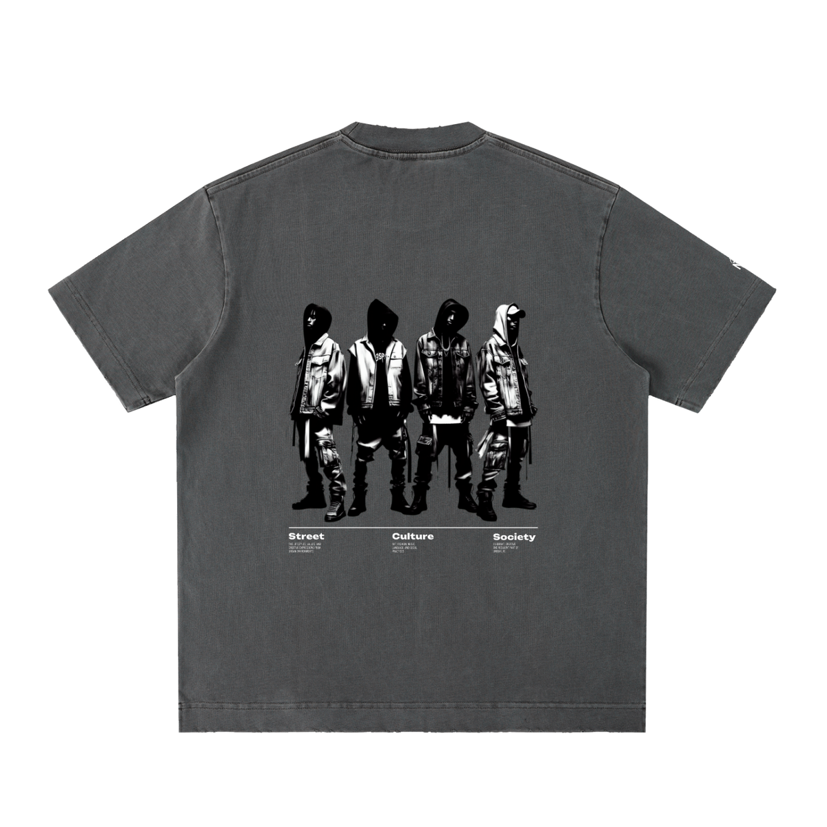 Heavyweight Vintage Washed Frayed T-Shirt