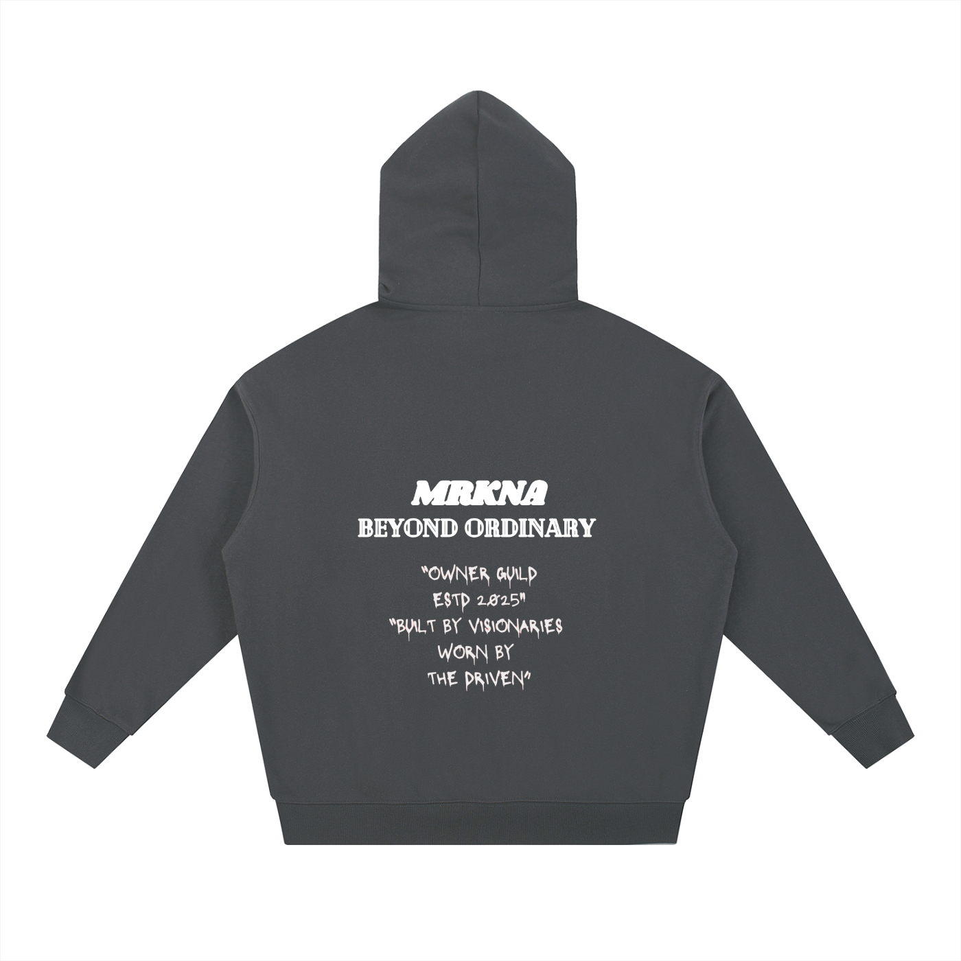 ODMPOD Essential Heavyweight Hoodie in gray, featuring a soft, thick fabric and a comfortable fit, shown on a person.