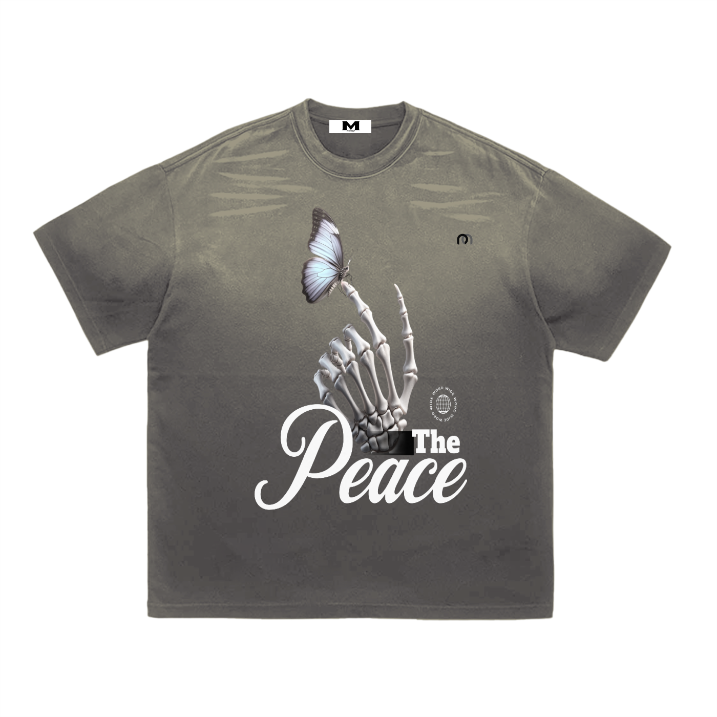 Tiger Stripe Gradient Washed T-Shirt
