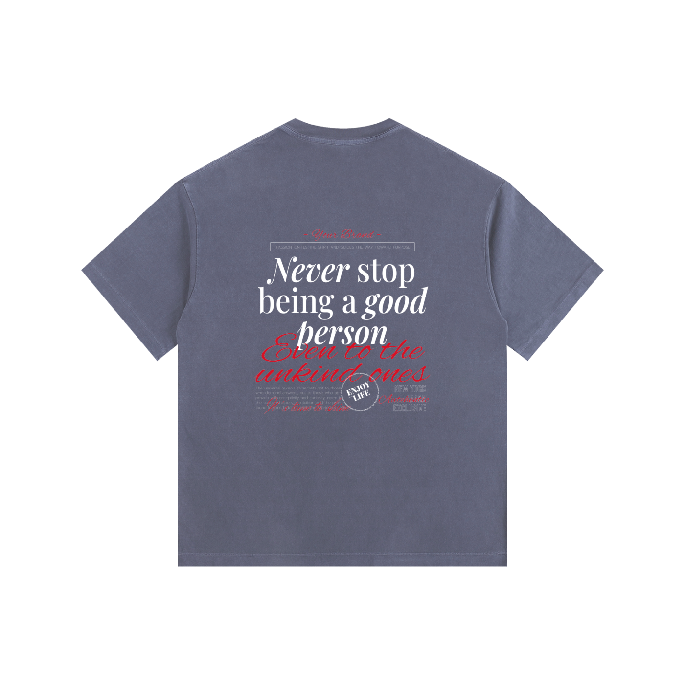 Vintage Washed Oversized Cotton T-Shirt