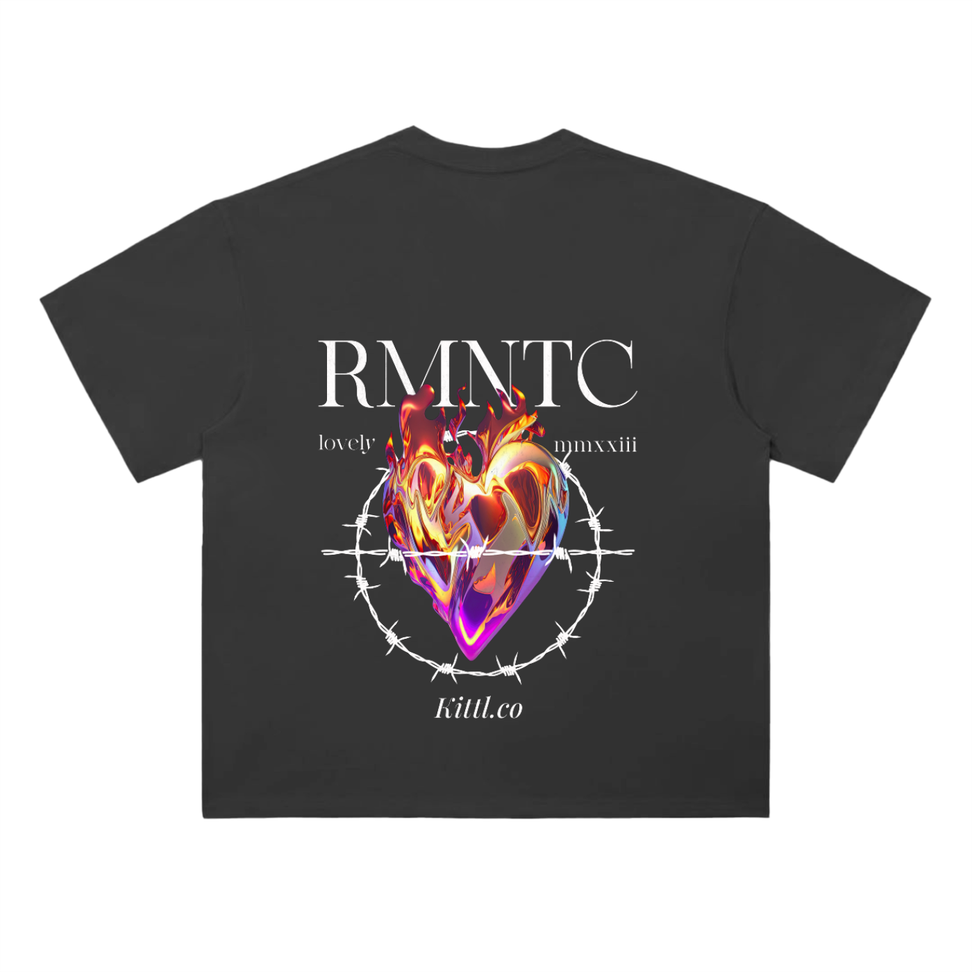 Heavyweight Drop Shoulder Cotton T-Shirt