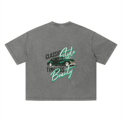 Unisex Vintage Wash Boxy T-Shirt