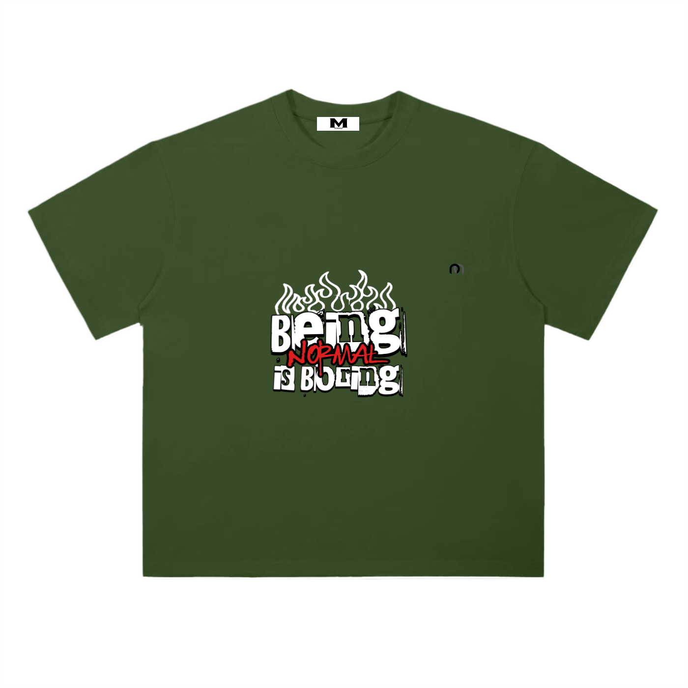 Heavyweight Drop Shoulder Cotton T-Shirt