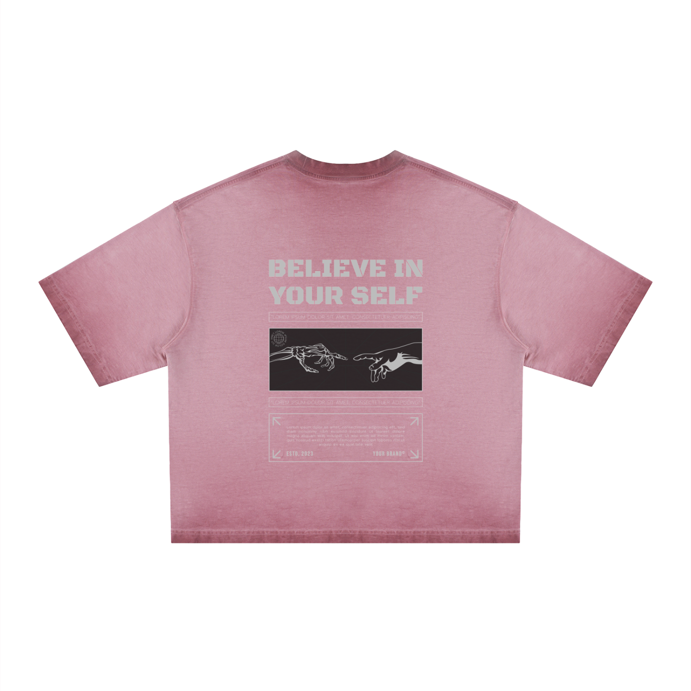 Unisex Reverse Dyed Boxy T-Shirt