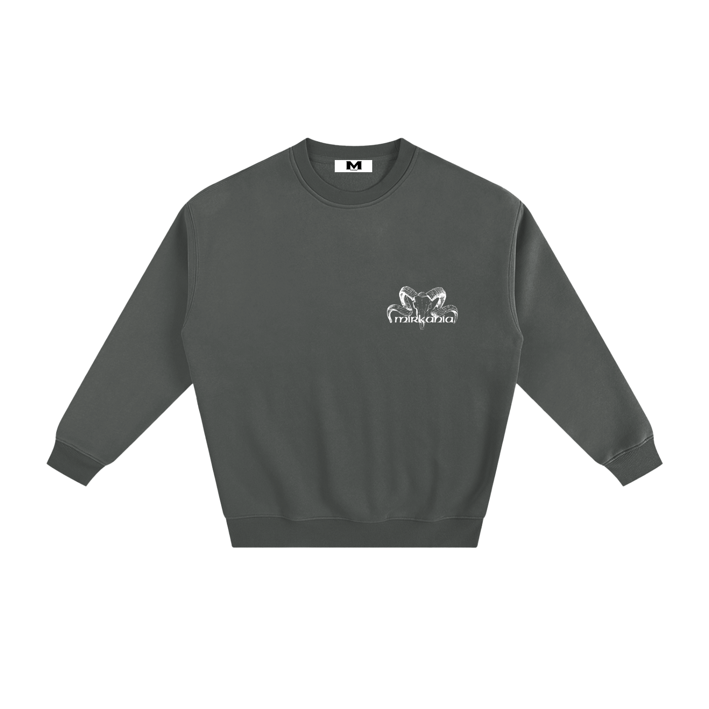 ODMPOD fleeced sweatshirt showing a cozy, soft fabric in a relaxed fit, ideal for casual wear and cold weather comfort.