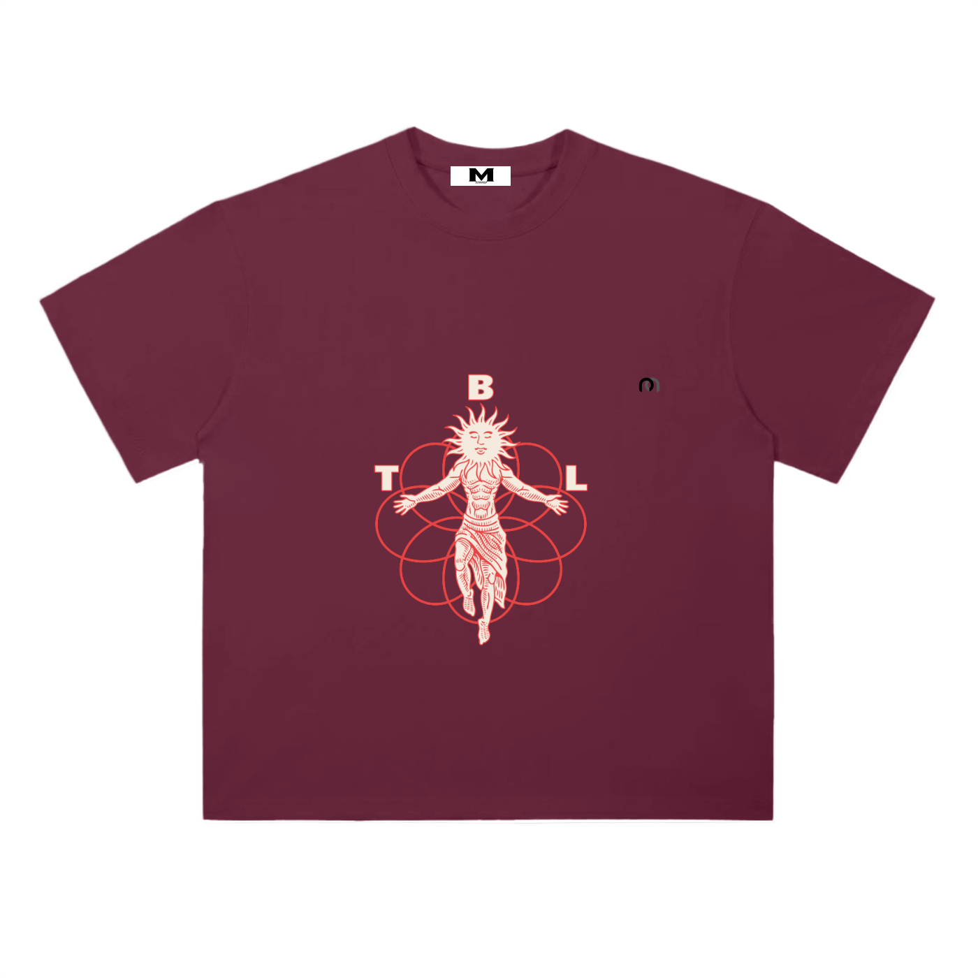 Heavyweight Drop Shoulder Cotton T-Shirt