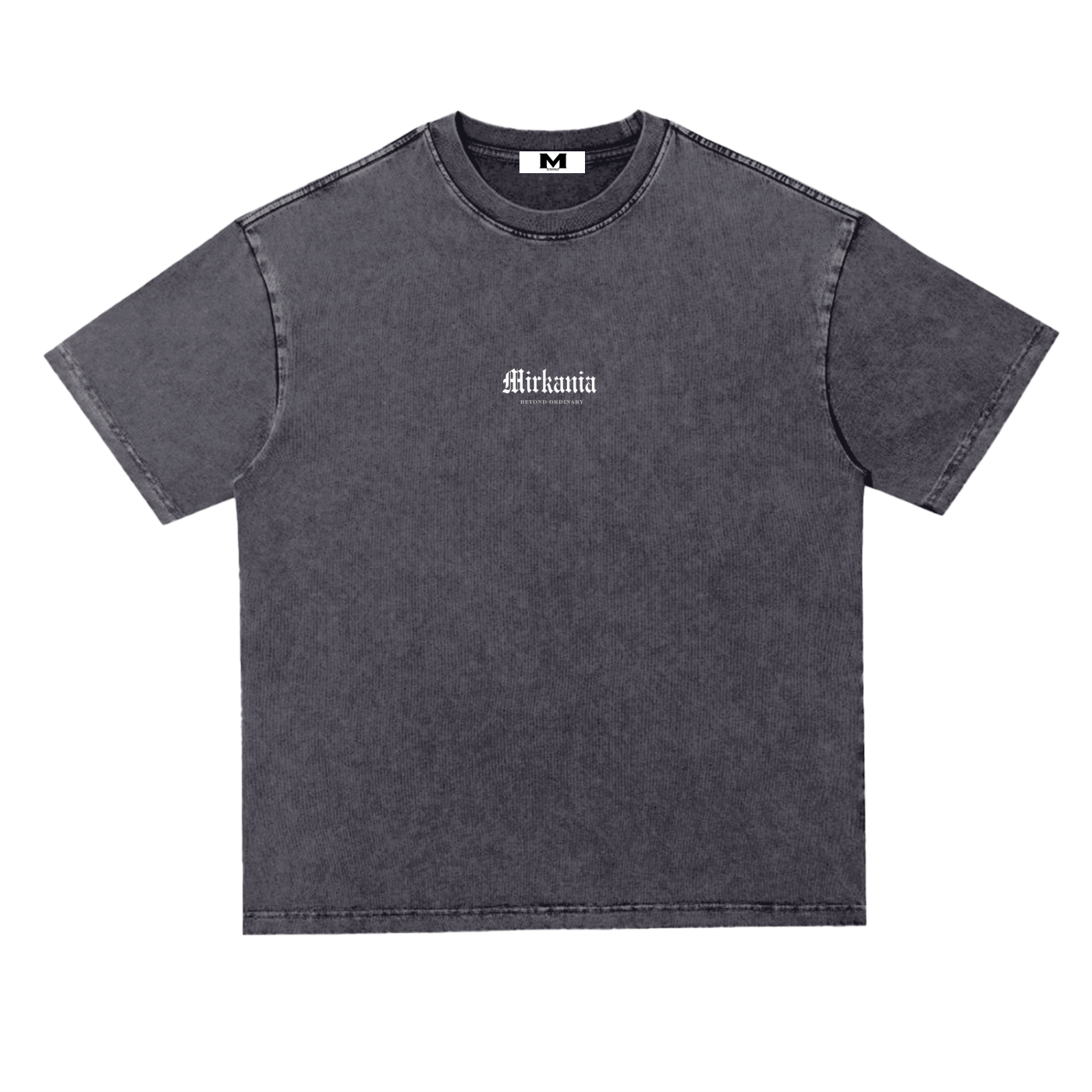 Snow Washed Heavyweight Oversize T-Shirt by ODMPOD, featuring a relaxed fit and soft, textured fabric in a casual style.