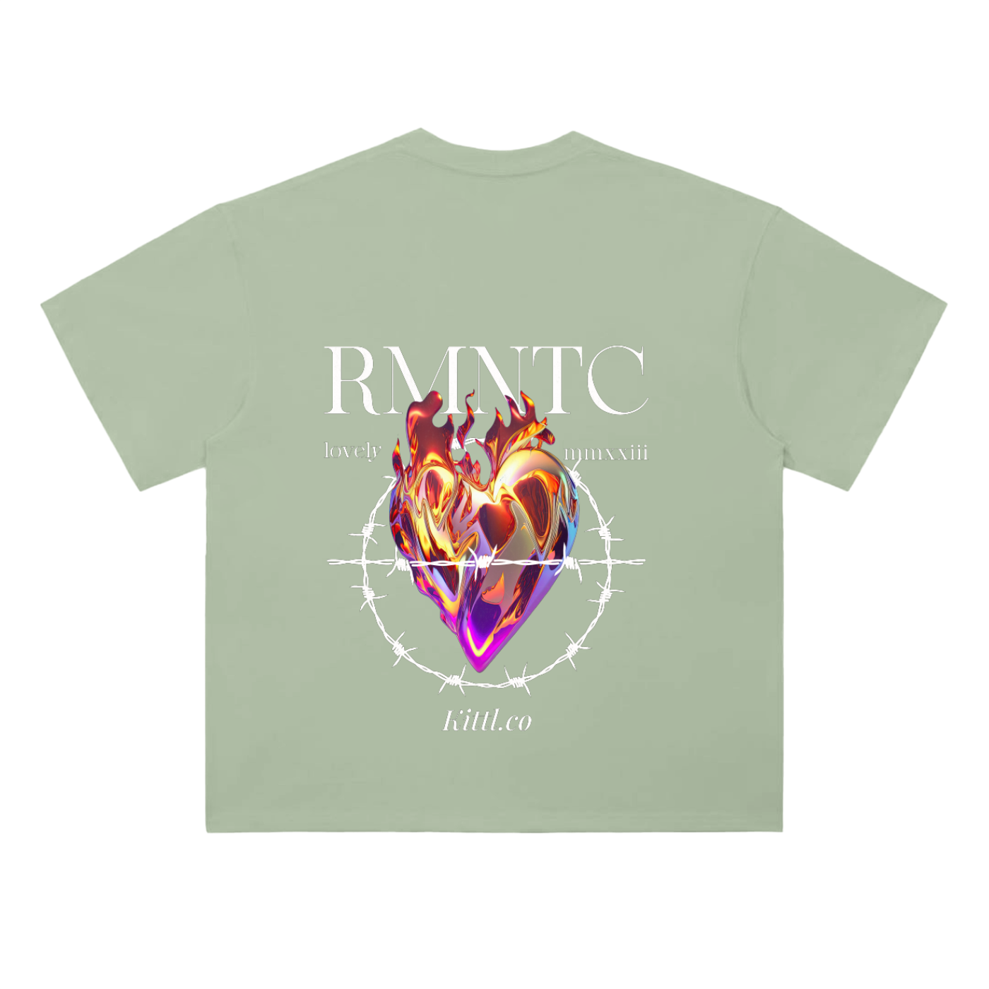 Heavyweight Drop Shoulder Cotton T-Shirt