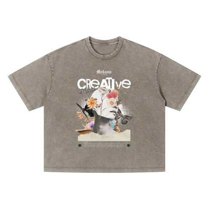 Unisex Vintage Wash Boxy T-Shirt