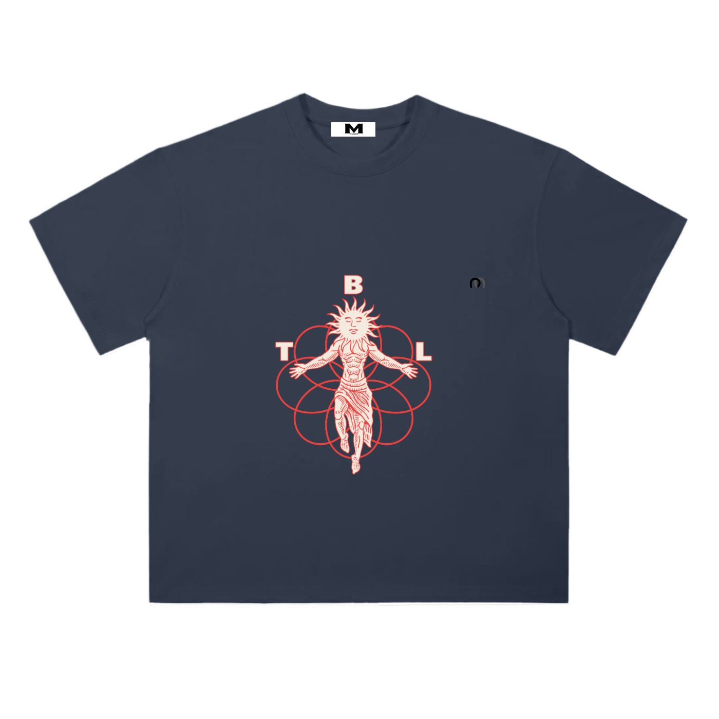 Heavyweight Drop Shoulder Cotton T-Shirt