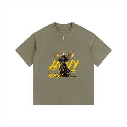 Vintage Washed Oversized Cotton T-Shirt