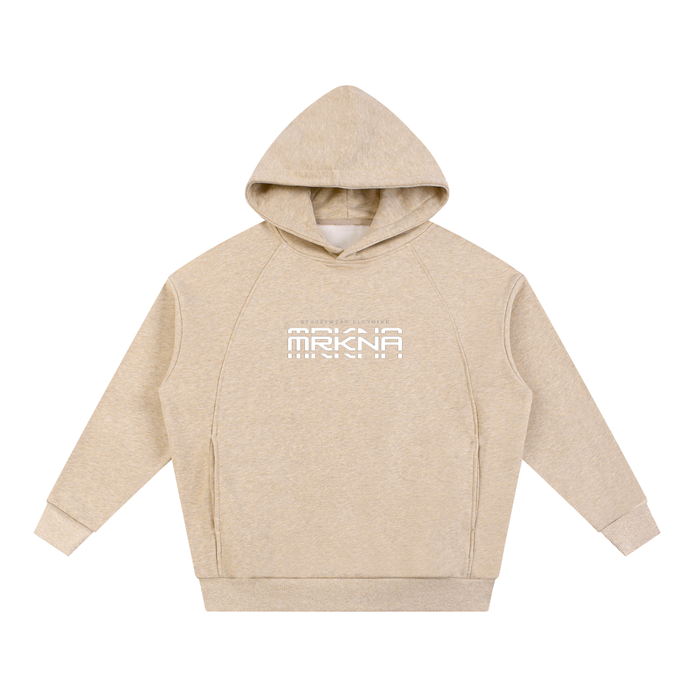 ODMPOD Essential Oversized Fleece Hoodie shown in soft, cozy fabric with a relaxed fit and ribbed cuffs and hem.