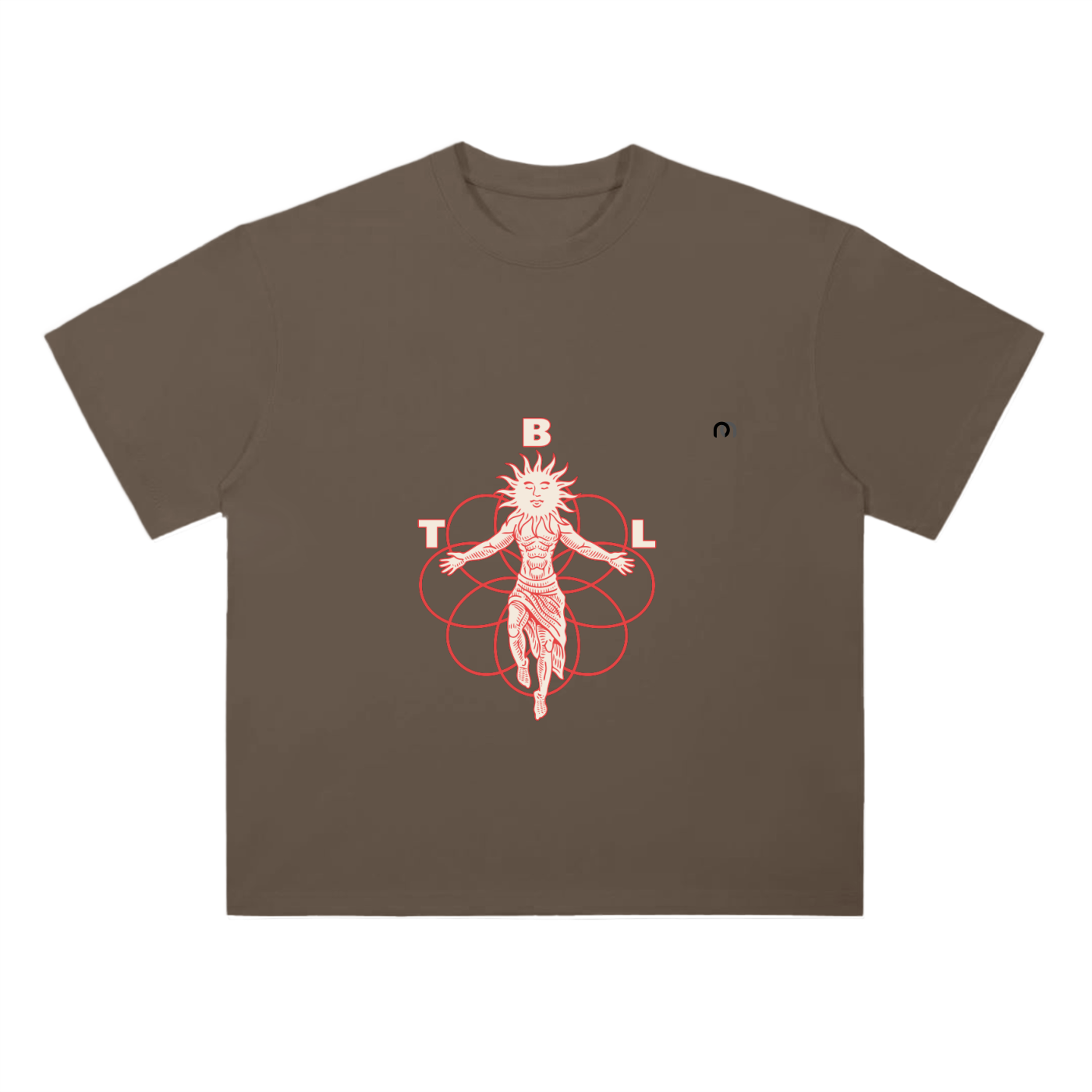 Heavyweight Drop Shoulder Cotton T-Shirt