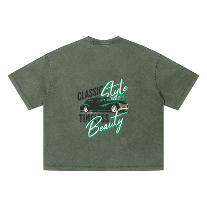 Unisex Vintage Wash Boxy T-Shirt