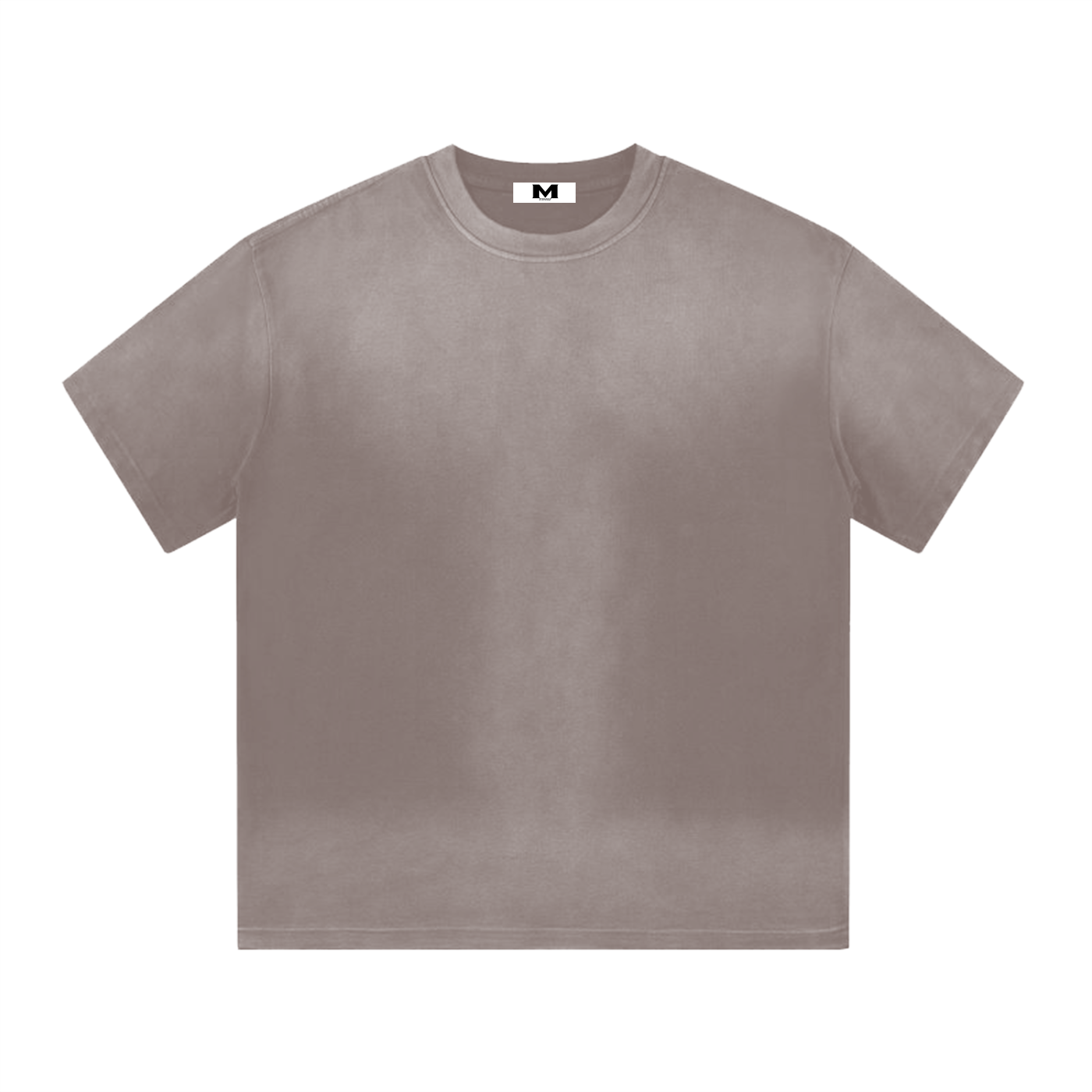 “I” Shape Gradient Washed T-Shirt