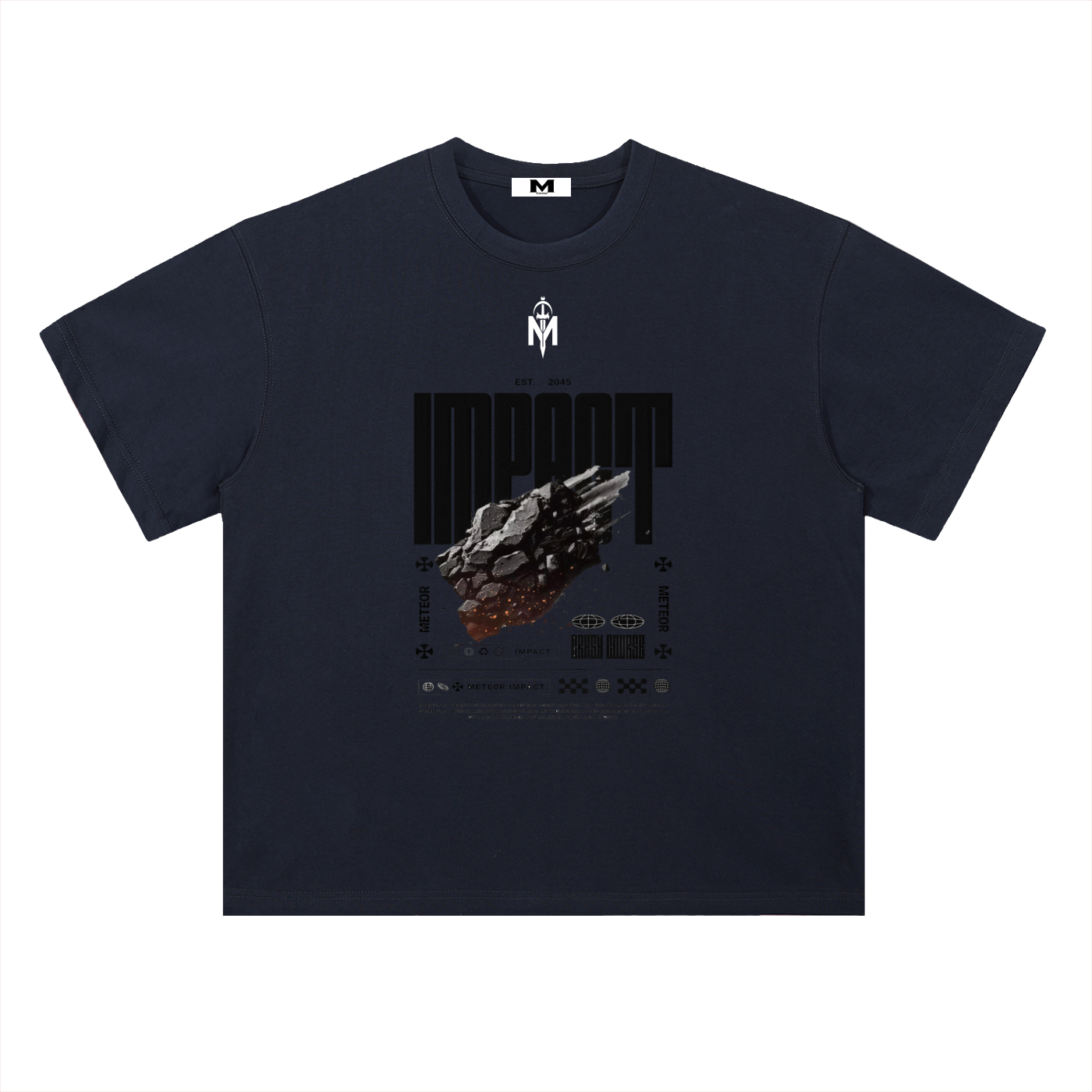 Heavyweight Drop Shoulder Cotton T-Shirt