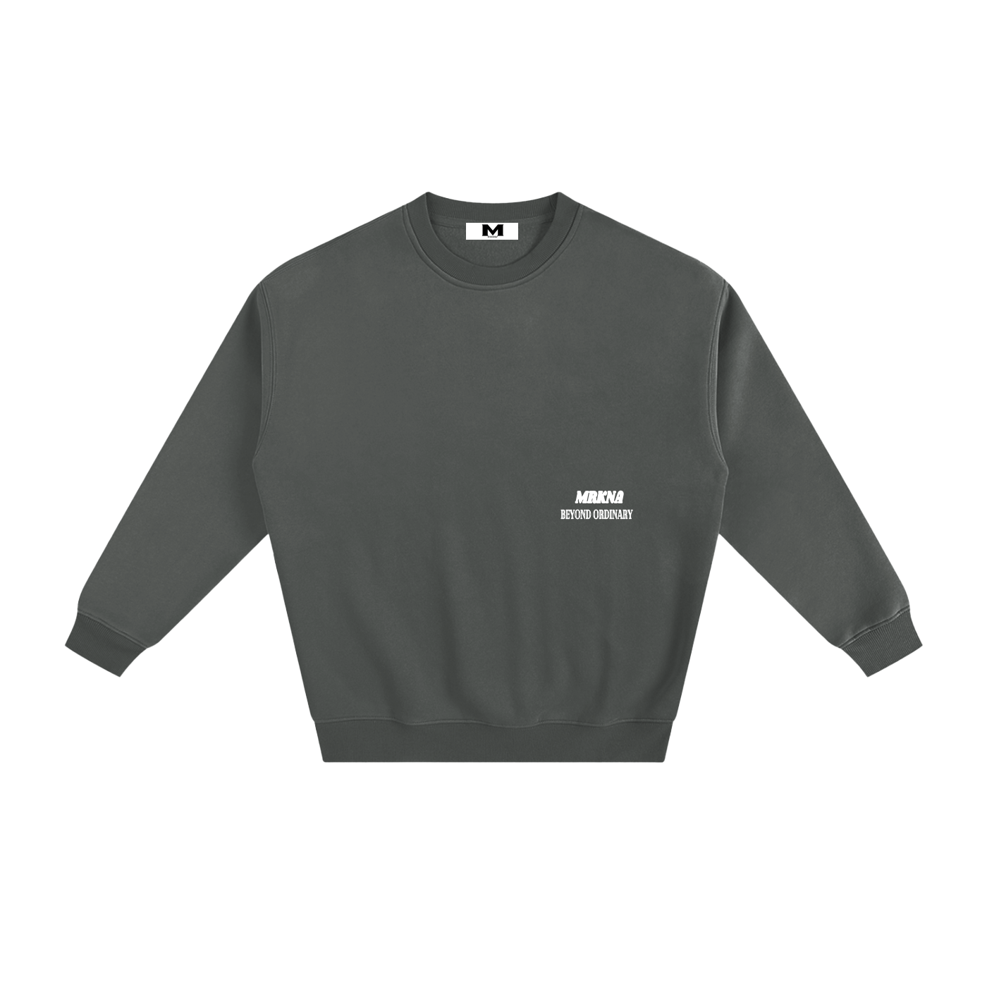 ODMPOD fleece sweatshirt showing soft, cozy fabric with a relaxed fit and long sleeves, ideal for casual wear.