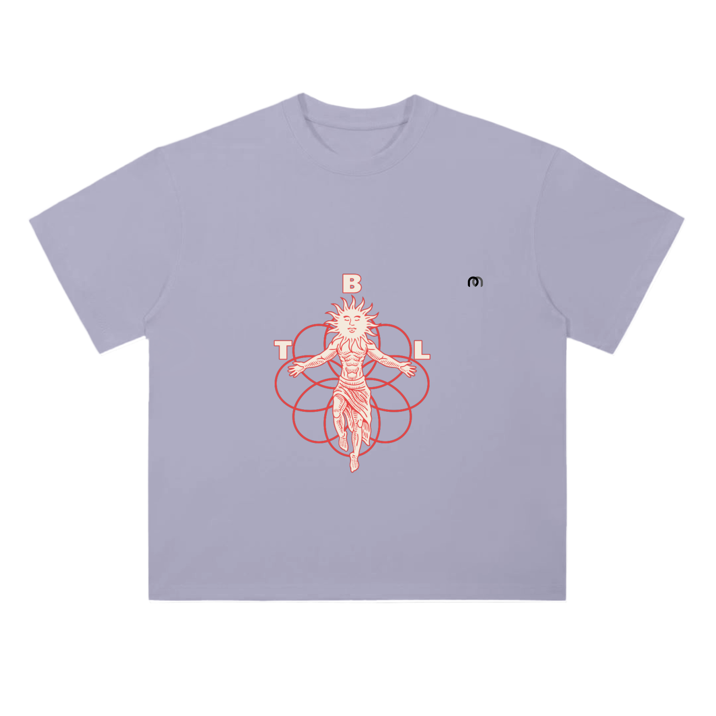 Heavyweight Drop Shoulder Cotton T-Shirt