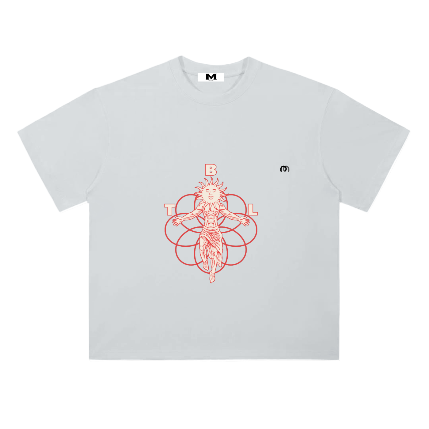 Heavyweight Drop Shoulder Cotton T-Shirt