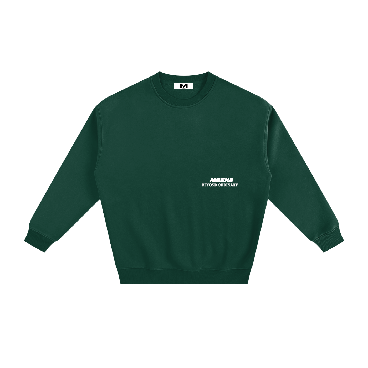 ODMPOD fleeced sweatshirt showing soft, cozy fabric with a relaxed fit, ideal for casual wear and comfort.
