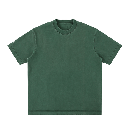 Heavyweight Vintage Washed Frayed T-Shirt