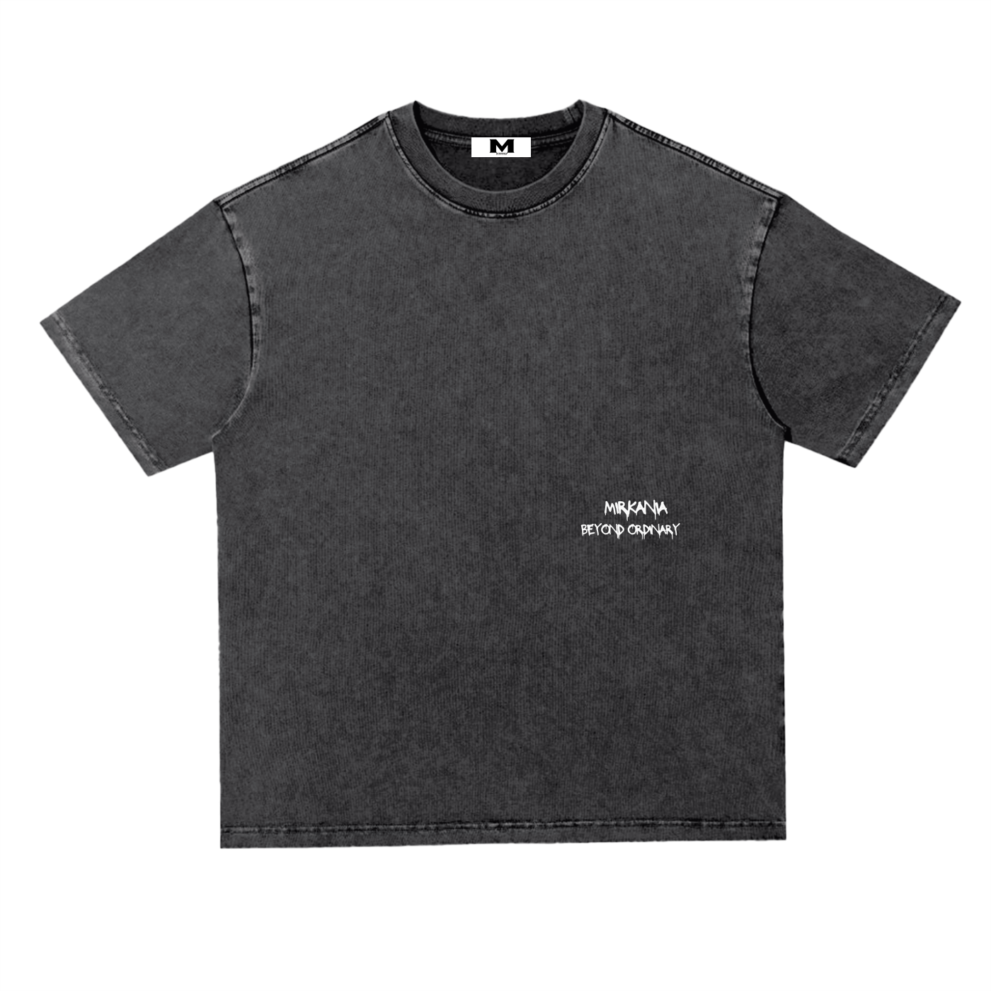 Snow Washed Heavyweight Oversize T-Shirt by ODMPOD featuring a relaxed fit and soft, textured fabric in a casual style.