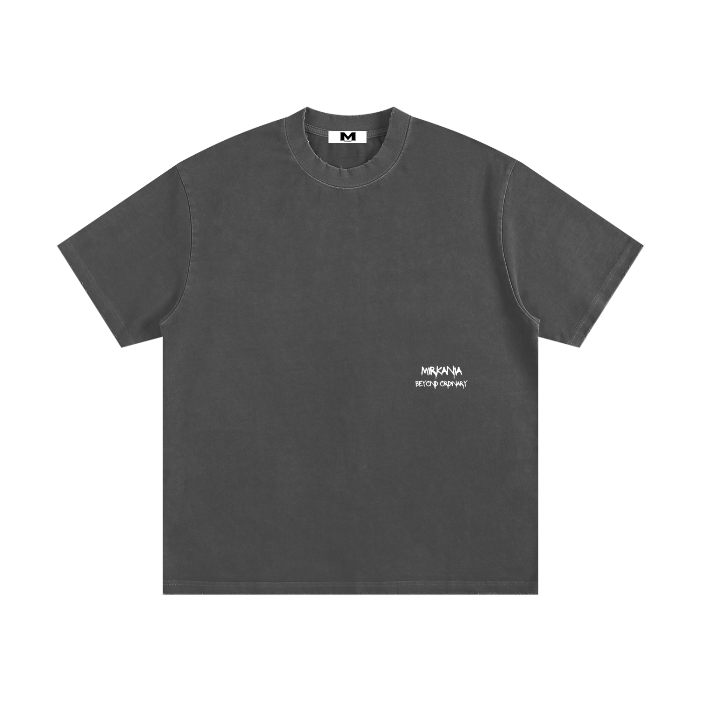 Heavyweight Vintage Washed Frayed T-Shirt