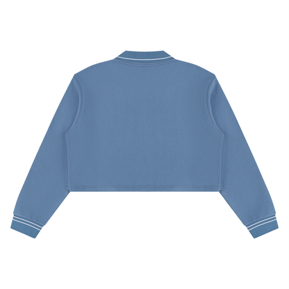 Women’s Crop Collared Sweatshirt