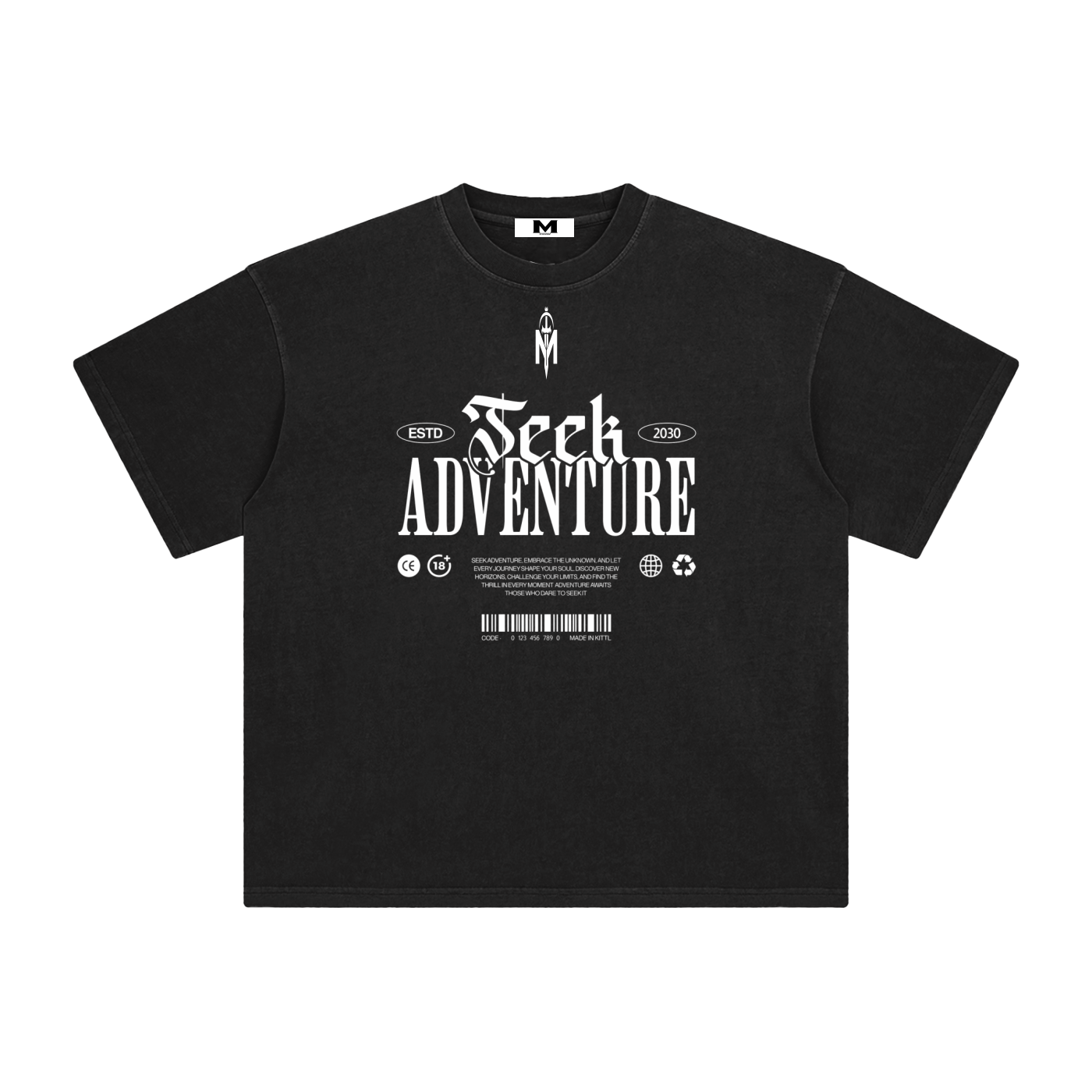 Enzyme Washed T-Shirt