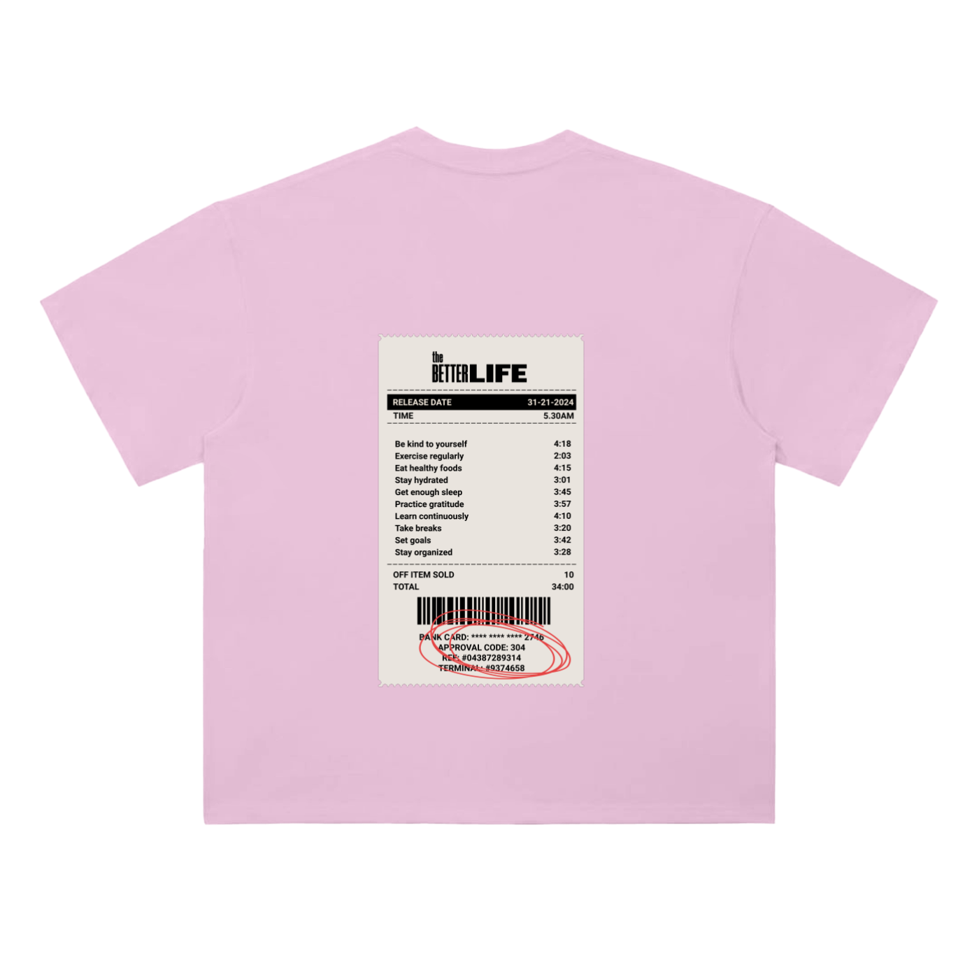 Heavyweight Drop Shoulder Cotton T-Shirt