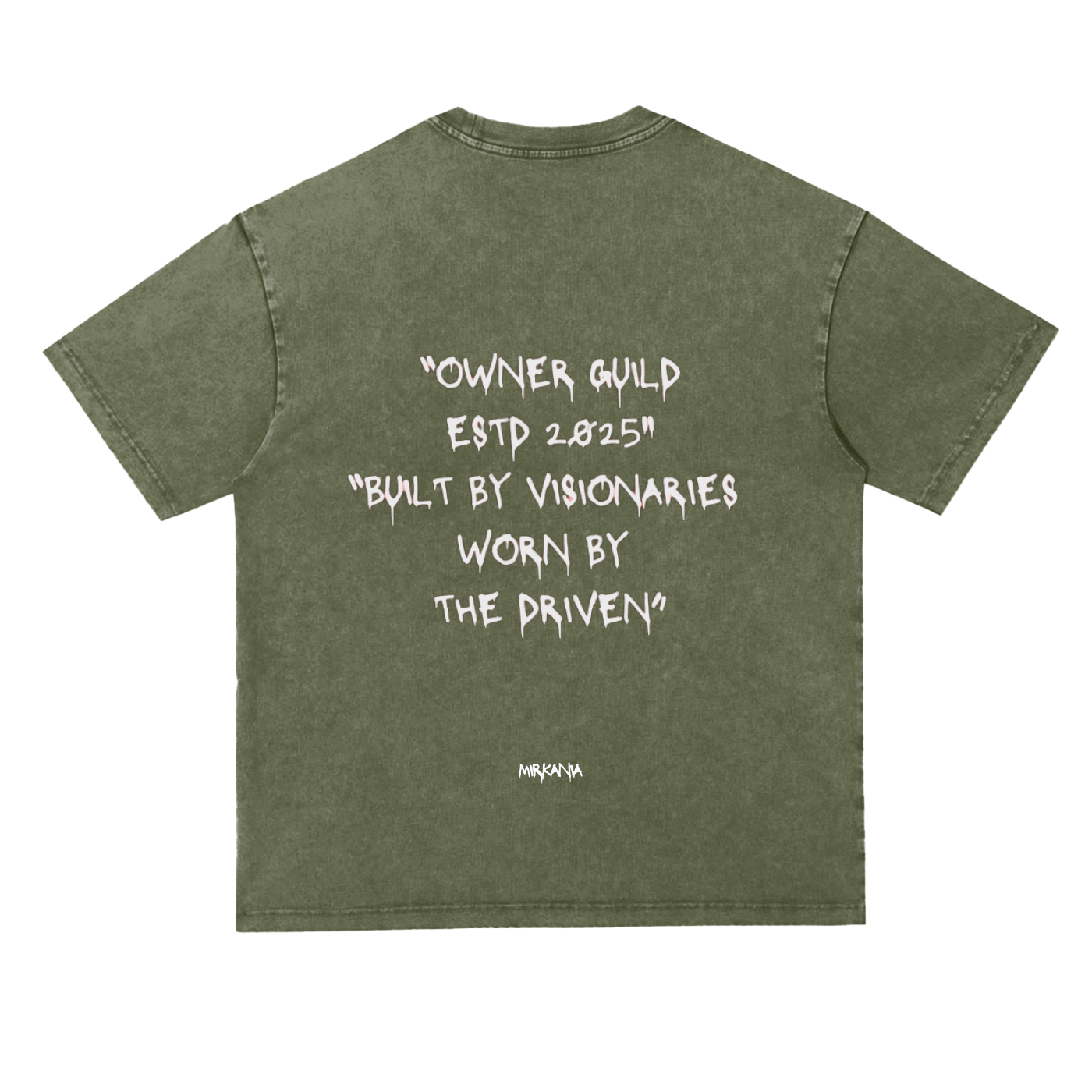 Snow Washed Heavyweight Oversize T-Shirt