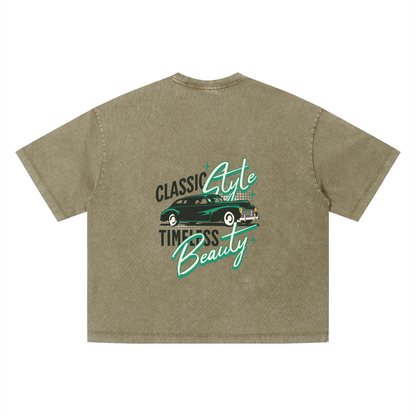 Unisex Vintage Wash Boxy T-Shirt