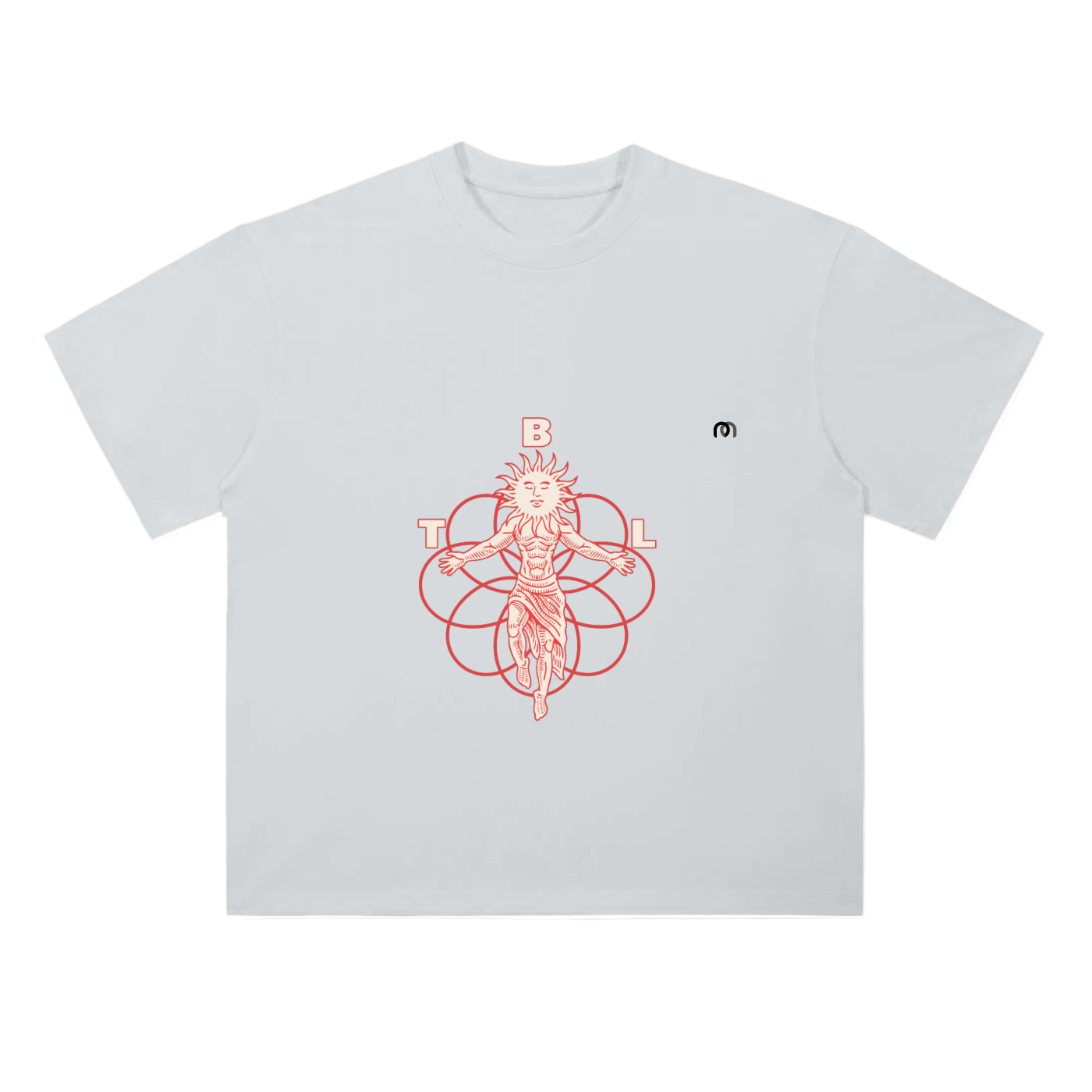 Heavyweight Drop Shoulder Cotton T-Shirt