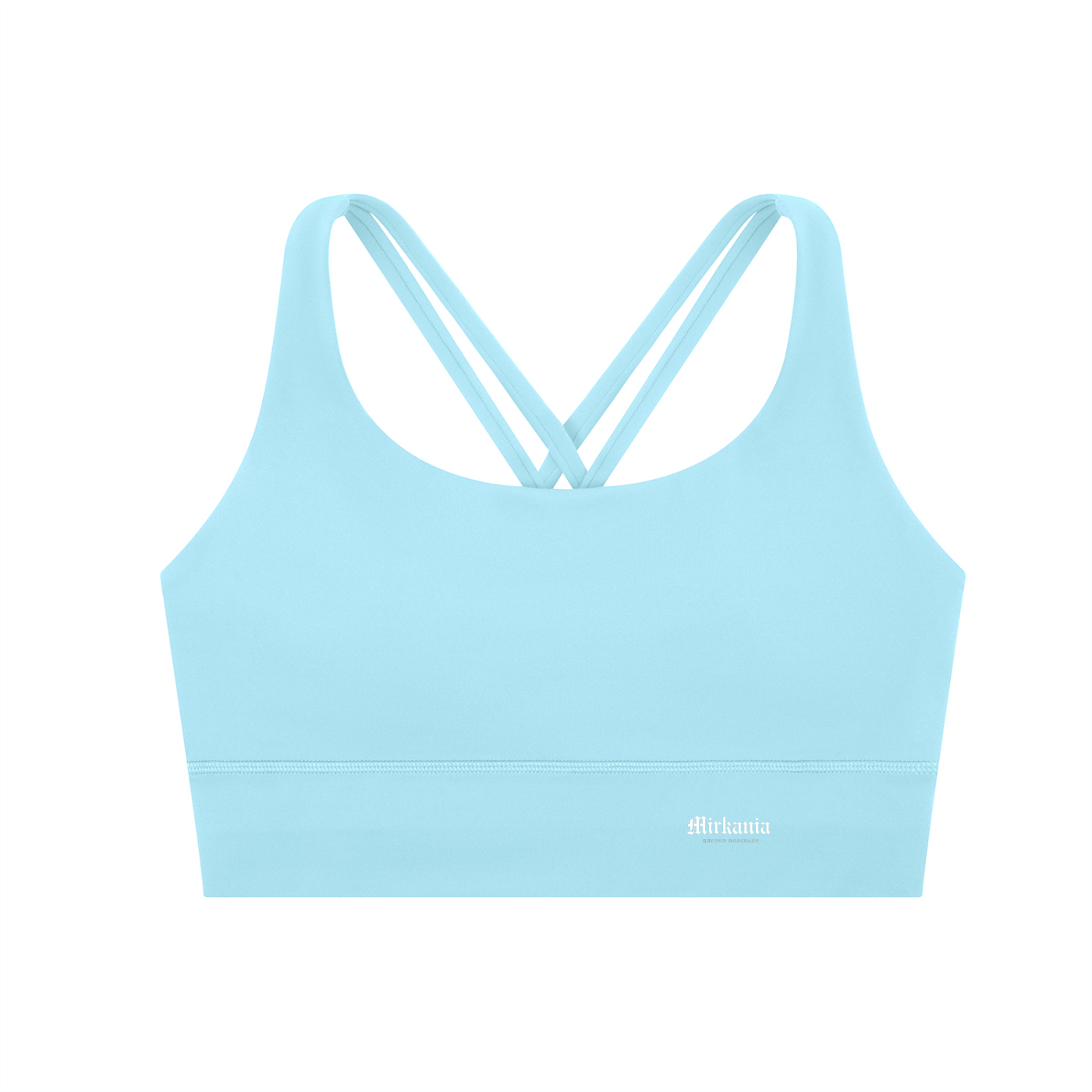 ODMPOD strappy criss-cross sports bra with adjustable straps and breathable fabric, designed for active wear and support.