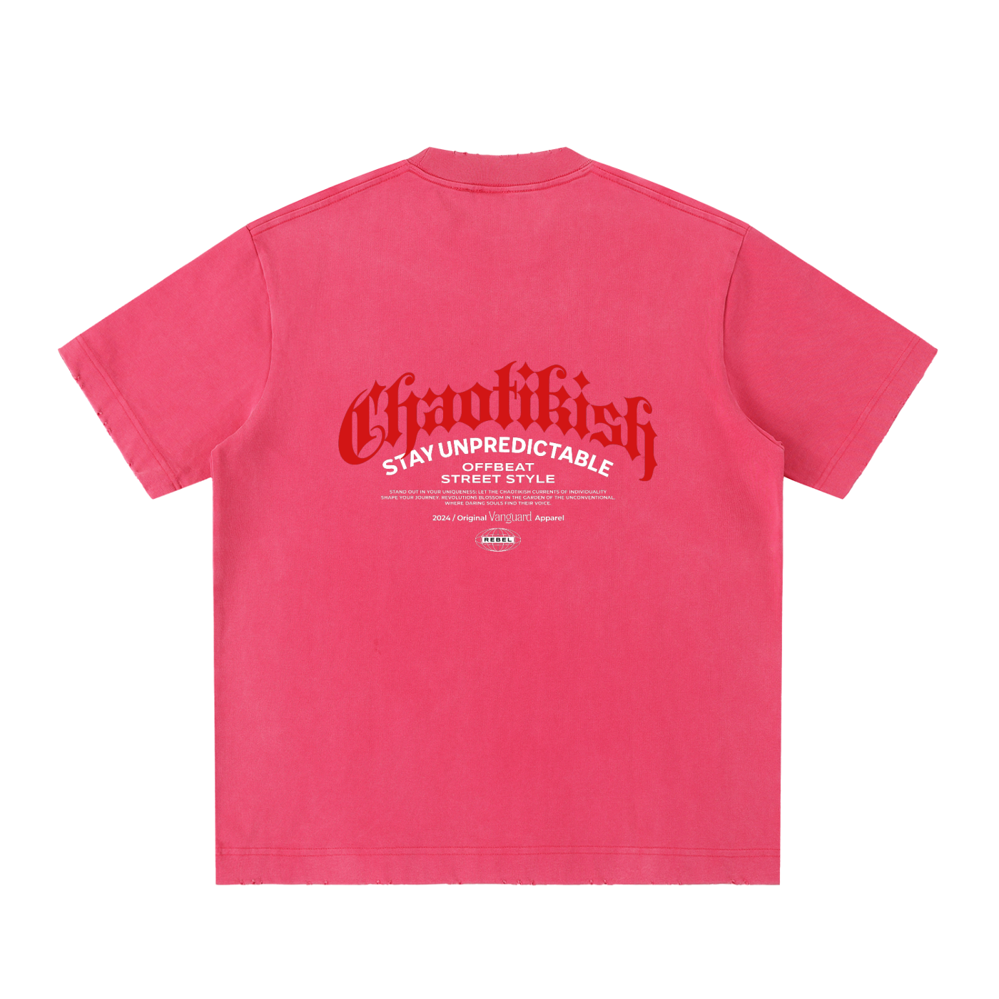 Heavyweight Vintage Washed Frayed T-Shirt
