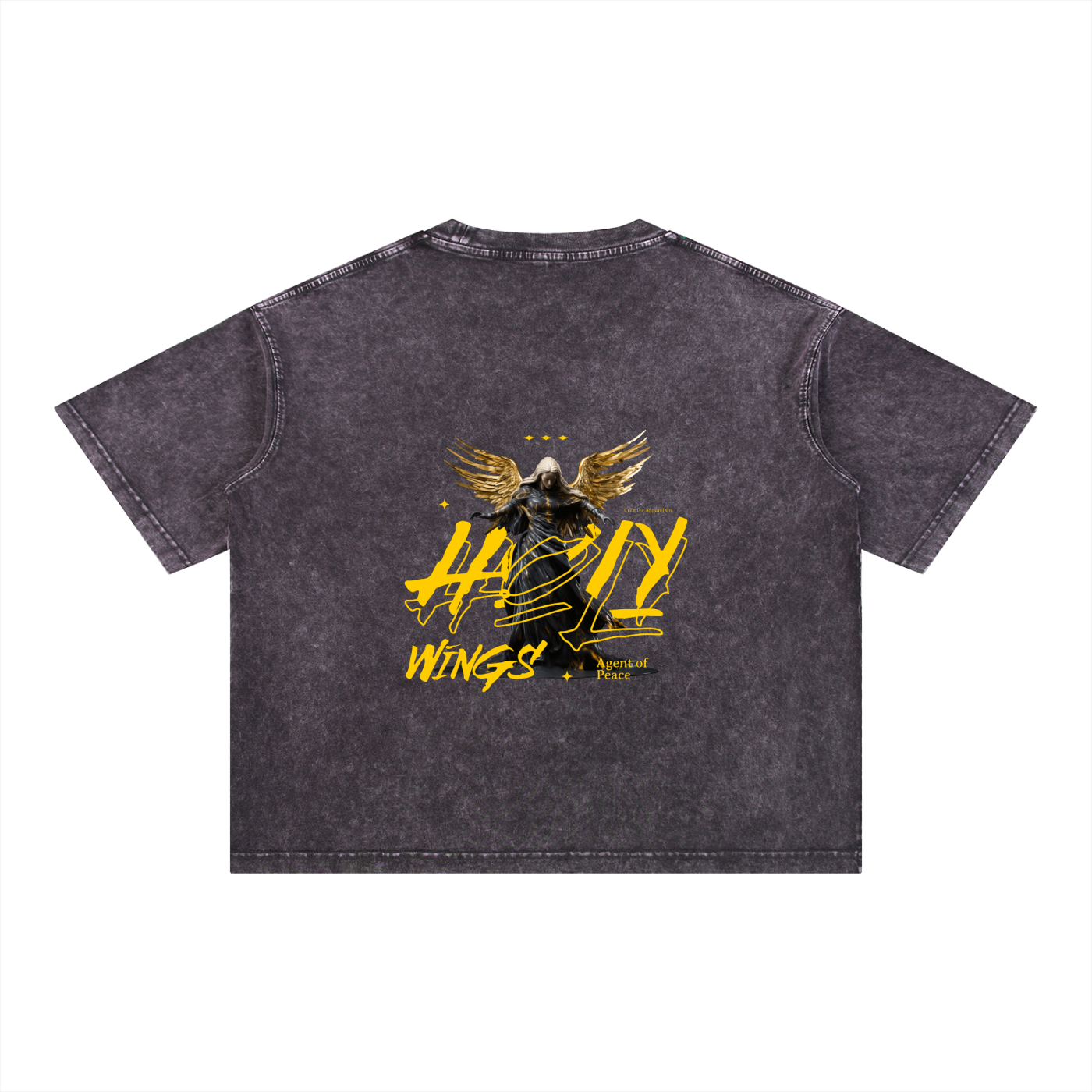 Mineral Wash Boxy Cotton T-Shirt