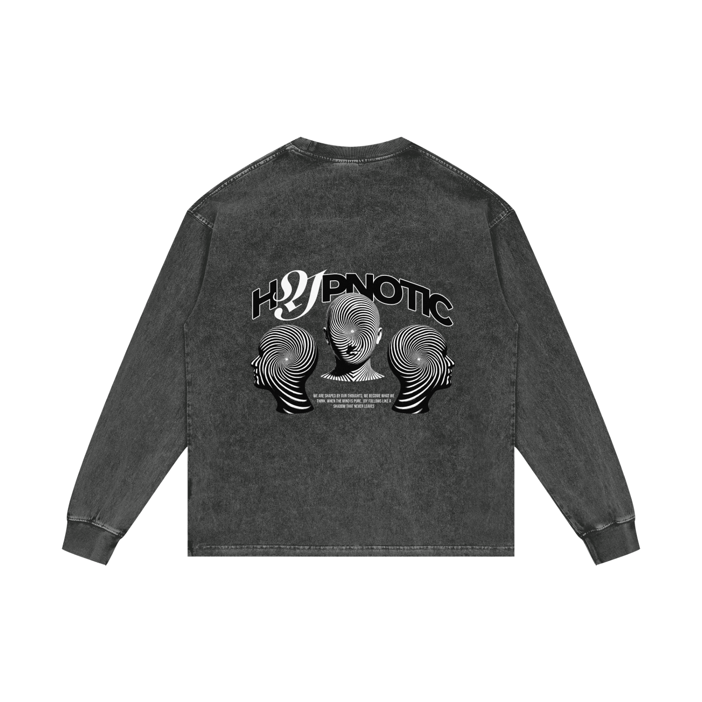 Acid Wash Oversize Long Sleeve T-Shirt