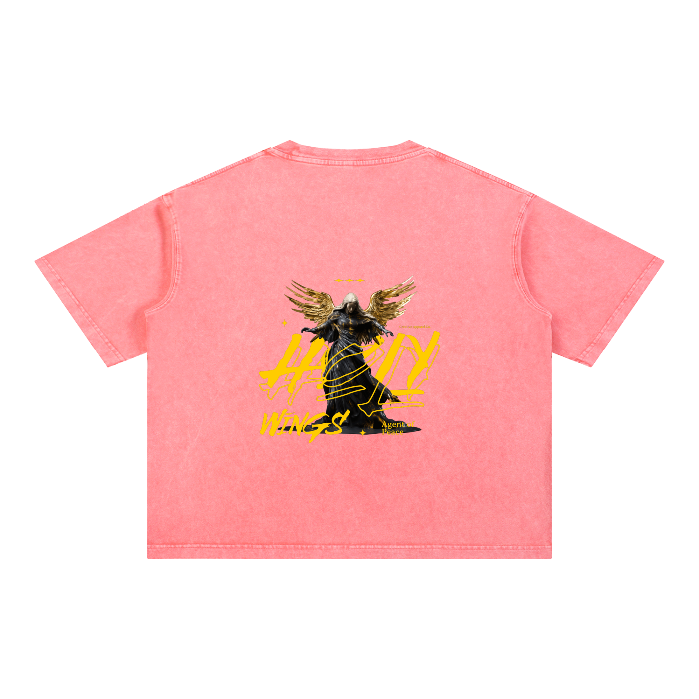 Mineral Wash Boxy Cotton T-Shirt