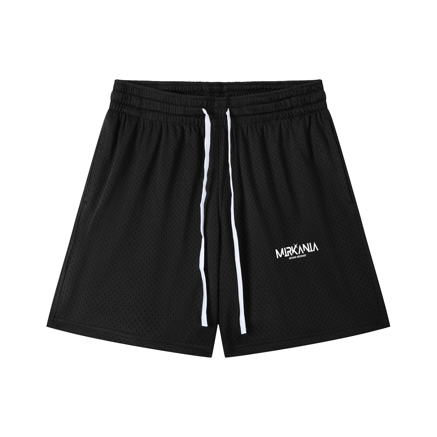 Mesh Drawstring Shorts